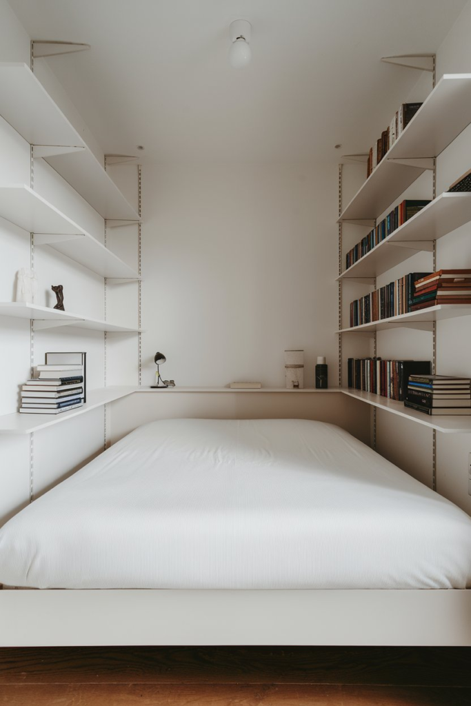 Floating Shelf Above Closet Door