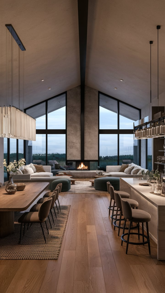Luxury features in guest cottage