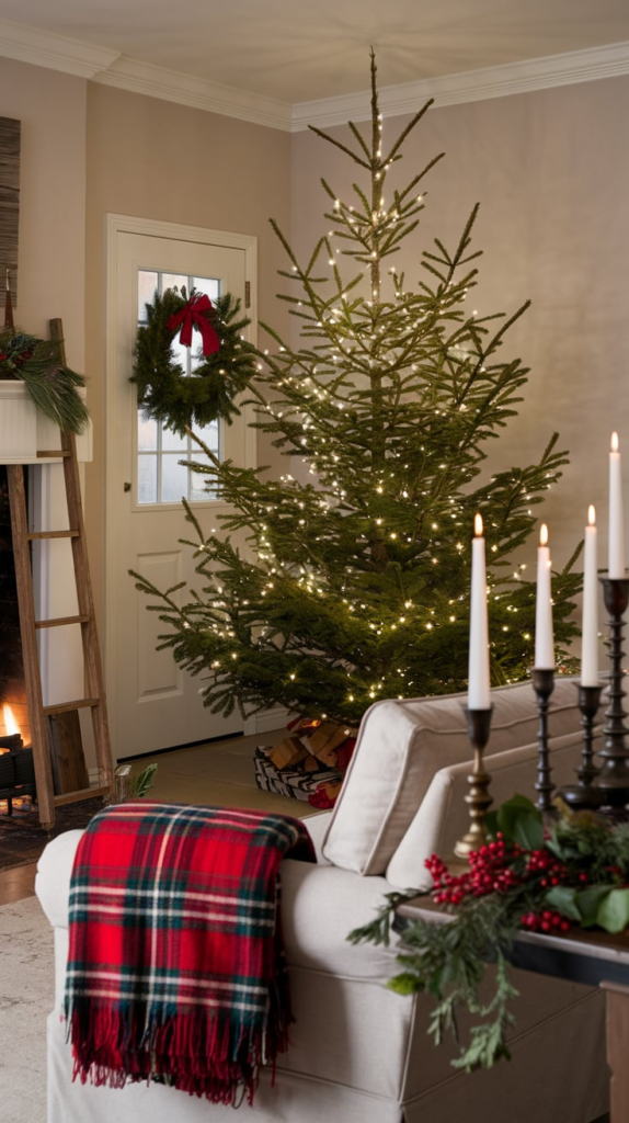Seasonal decor in guest cottage