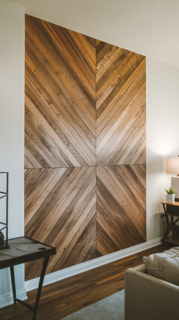 Accent wall in guest cottage