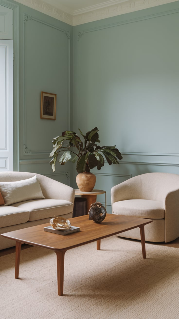 Mix of textures in guest room