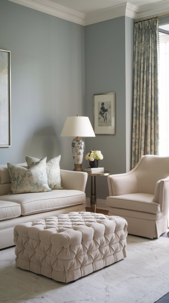 Natural decor in guest room