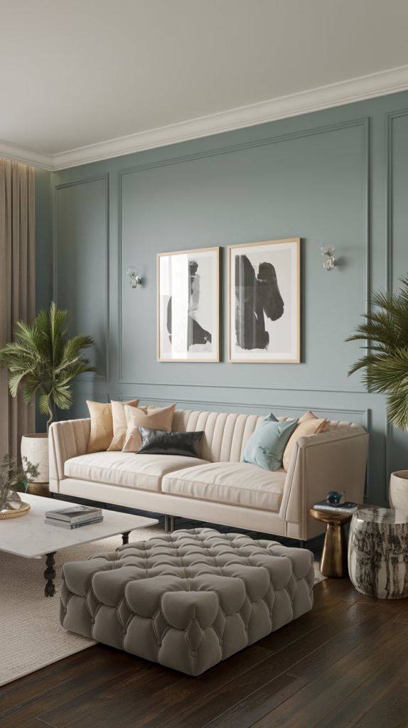 Art and photography in guest room