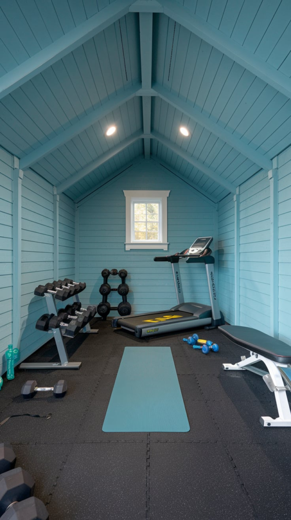 Farmhouse fitness shed