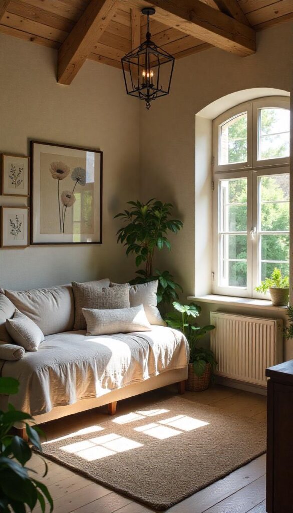 Crafting shed with supplies