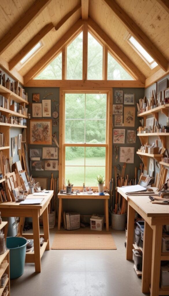 Farmhouse pantry shed