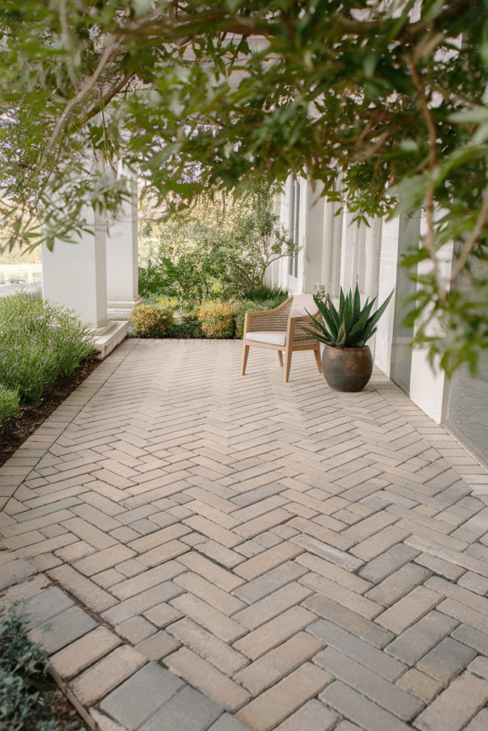 Crushed Stone Patio