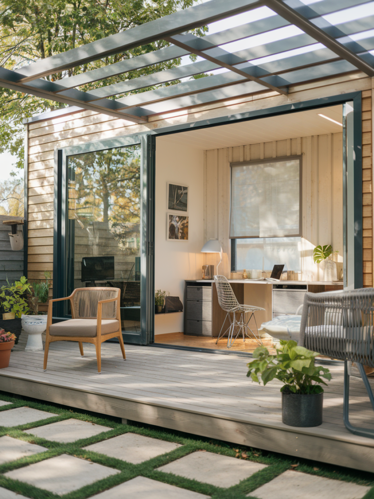 Pebble Mosaic Patio