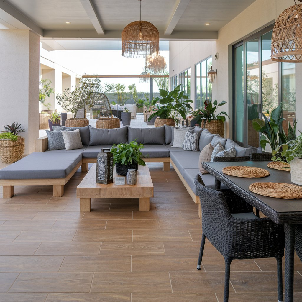 Sand and Stone Patio