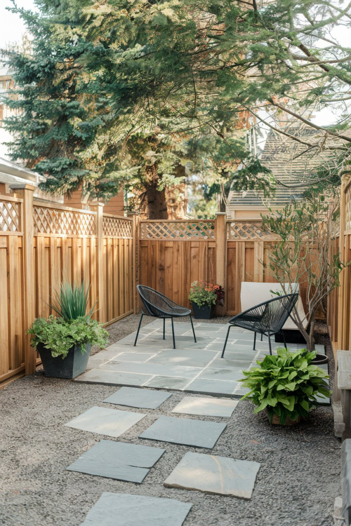 Backyard fire pit