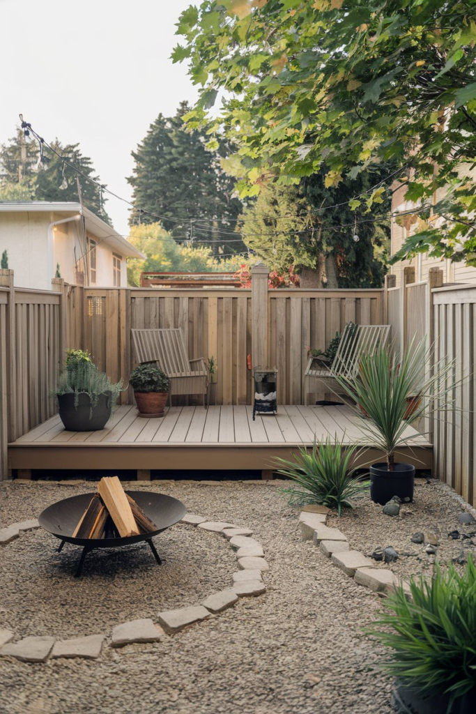 Mirror in backyard