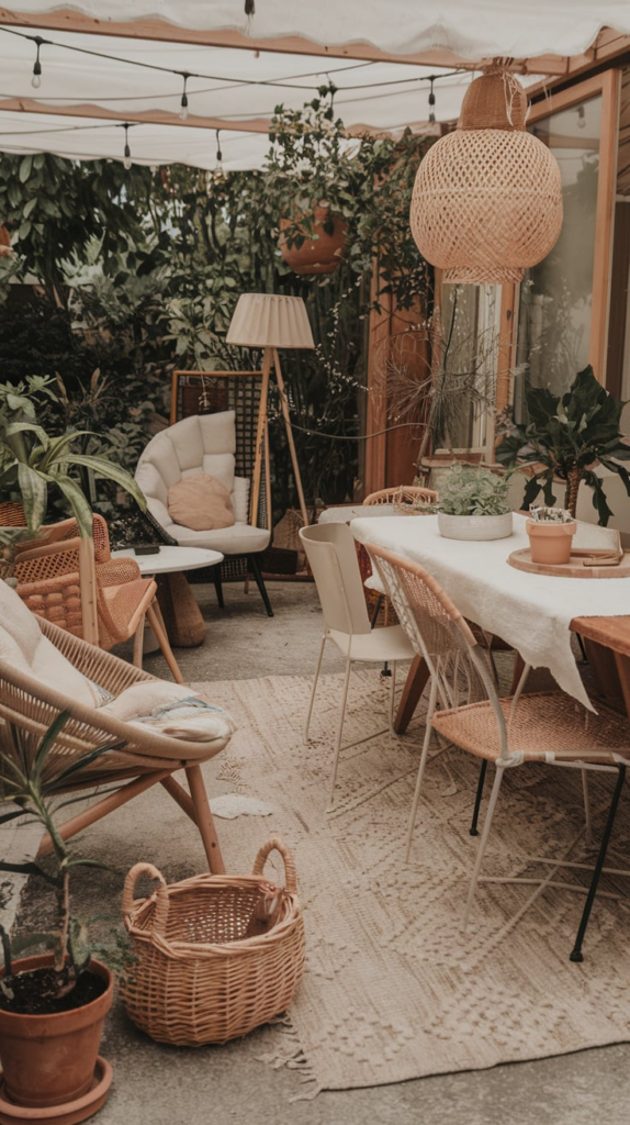 DIY wooden crate table