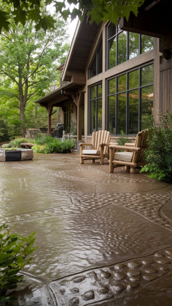 Mini herb garden in containers