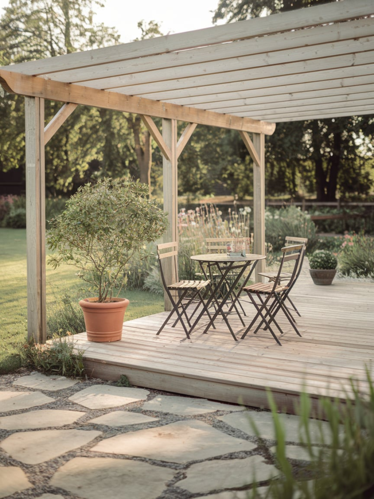 Repurposed cabinet for outdoor storage