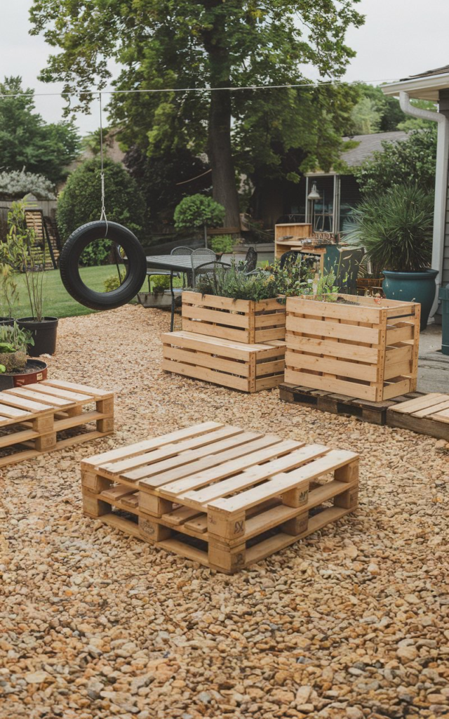 DIY backyard fire pit