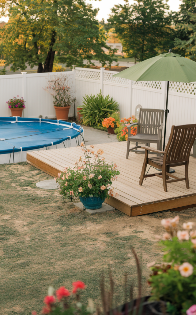 Outdoor dining area