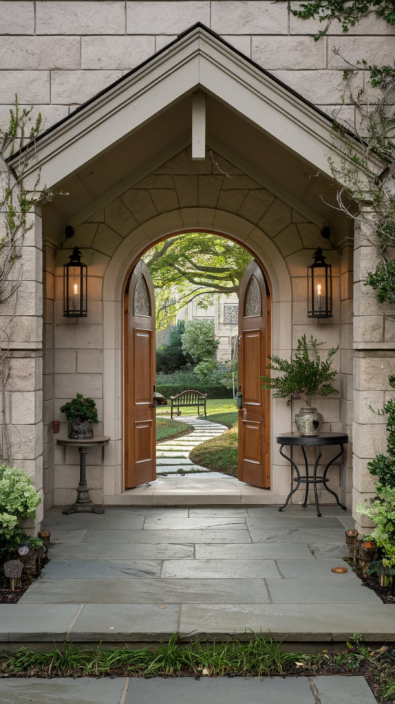 Seasonal entryway decor