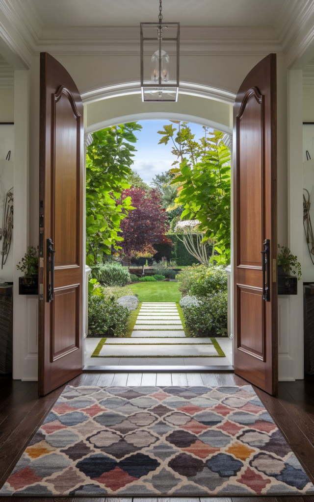 Beautiful outdoor entryway