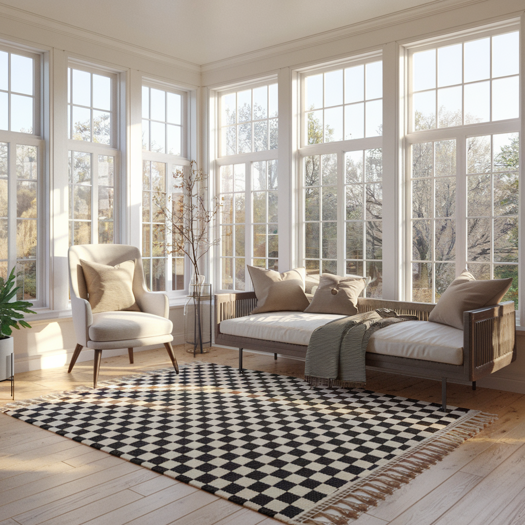 Weathered Garden Bench Indoors