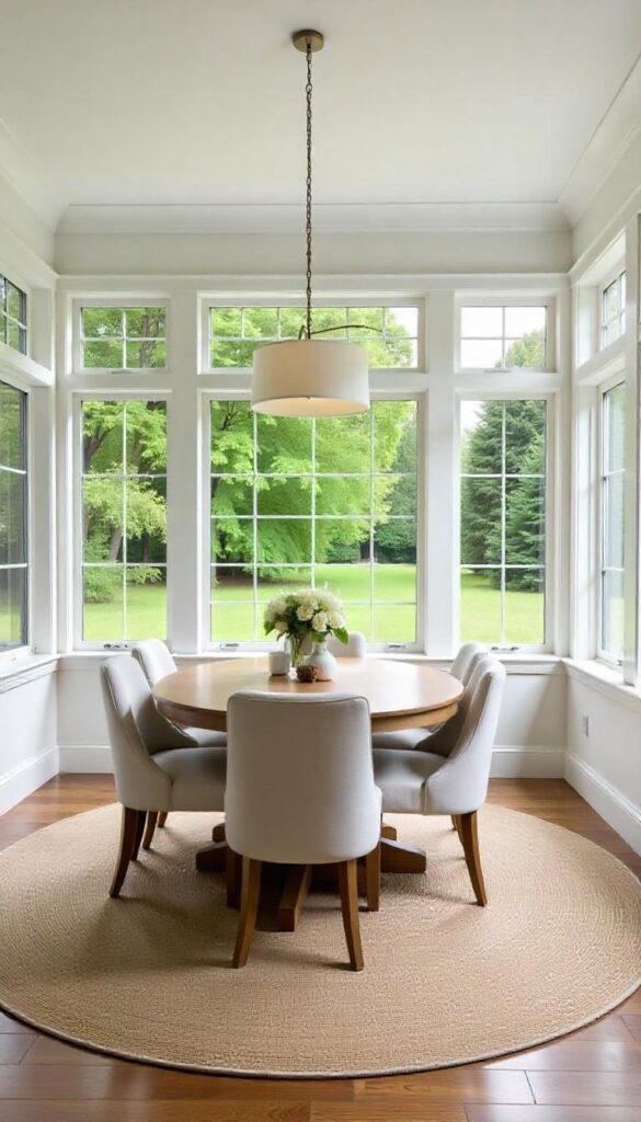 Breakfast nook sunroom