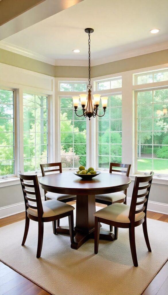 Family sunroom dining