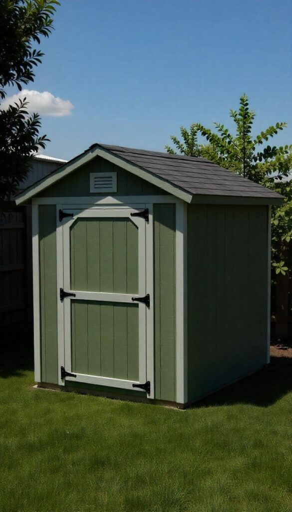 Rolling generator shed on casters