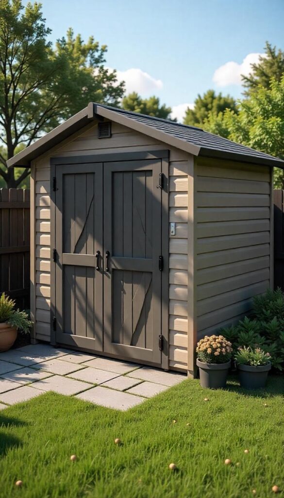 Soundproof insulated generator shed