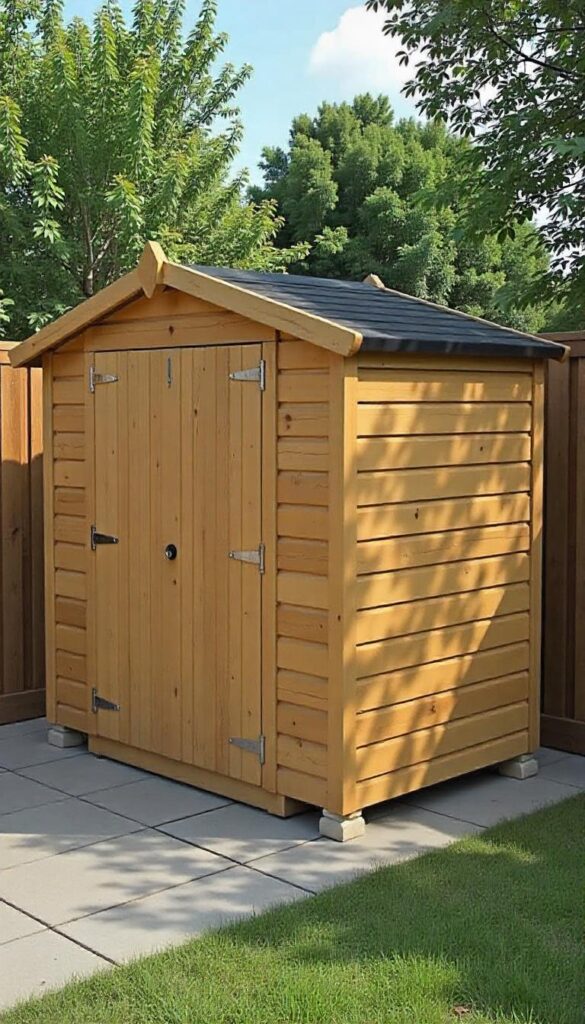 Concrete block generator enclosure