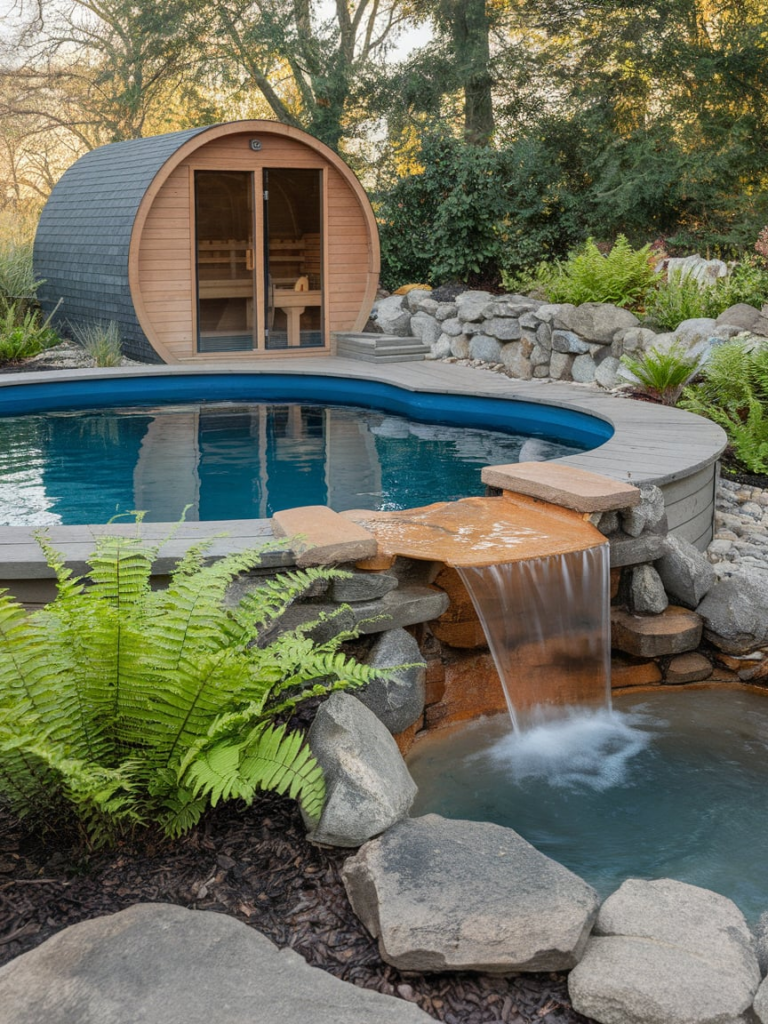 Boho chic stock tank pool