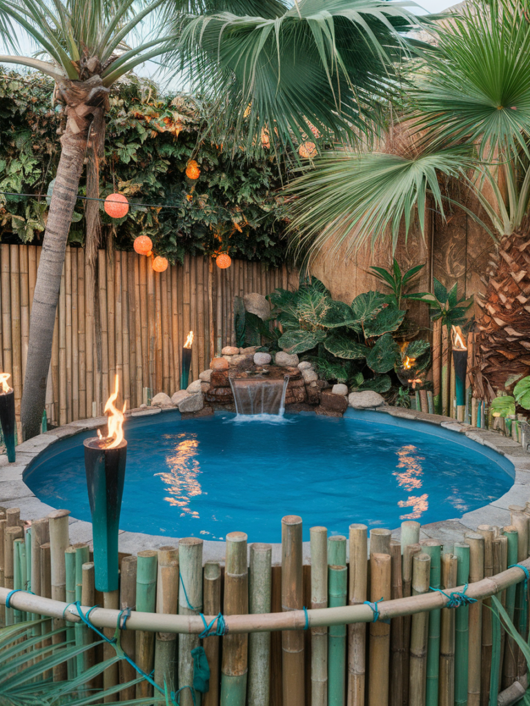 Nature-inspired stock tank pool