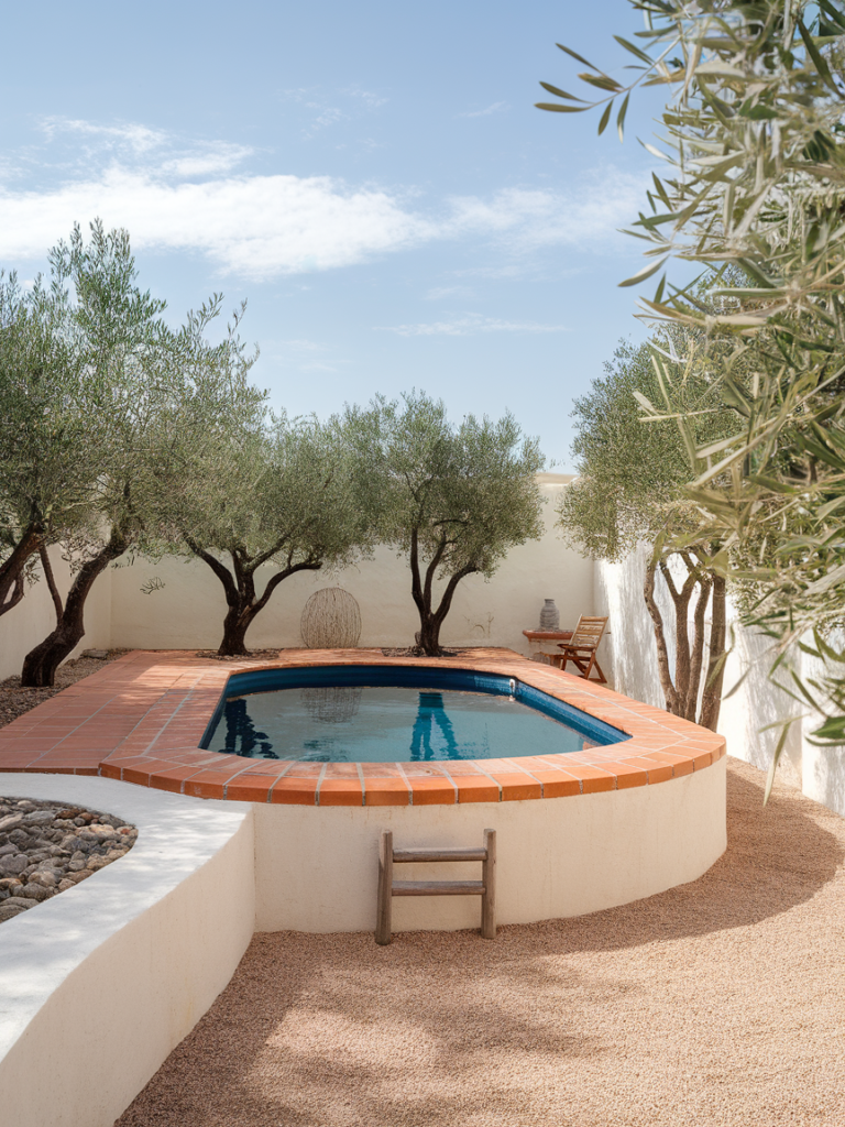 Hot tub style stock tank pool