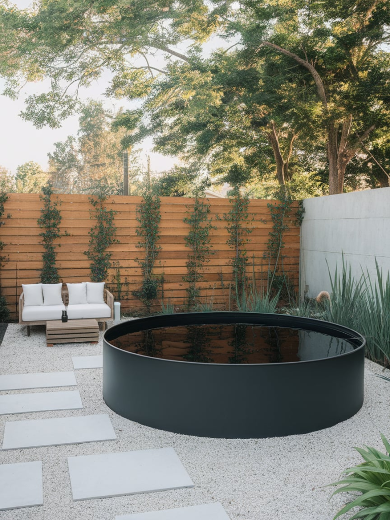 LED lit stock tank pool