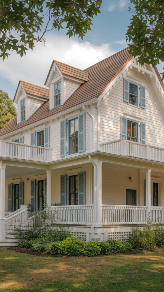 Wooden carriage-style garage doors