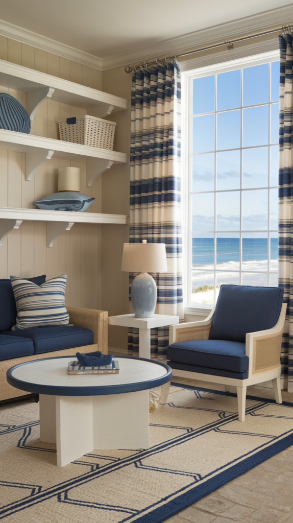 Natural textures in beach house
