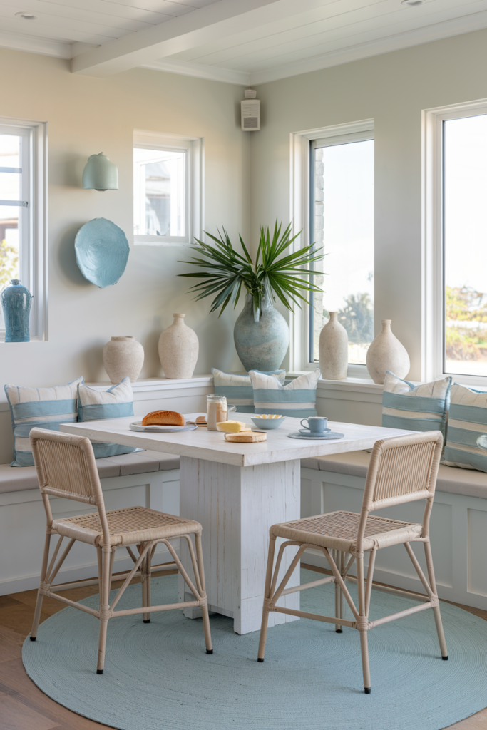 Open concept beach house kitchen