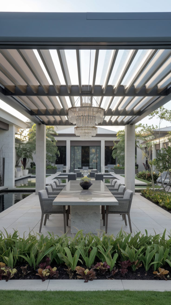 Round Outdoor Dining Table