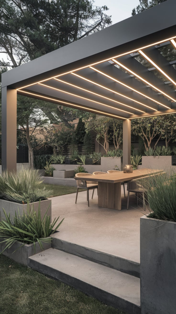 Upcycled Barrel Outdoor Dining Table