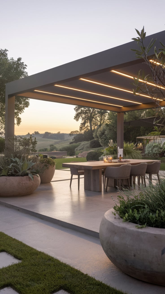 Bohemian Macramé Outdoor Dining Table