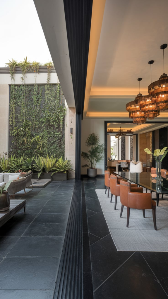 Mosaic Tile Outdoor Dining Table