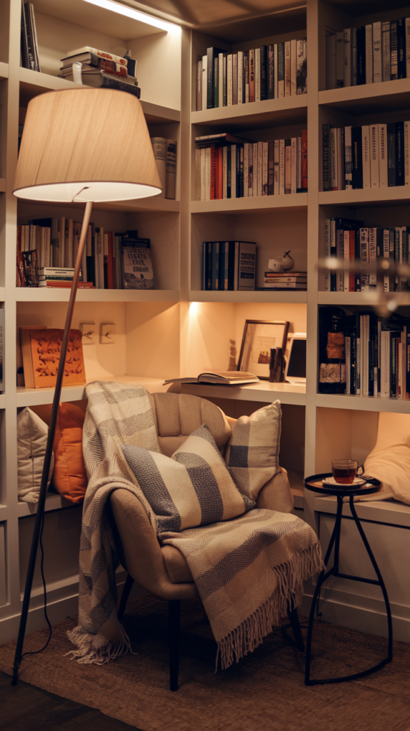 Tea lounge in a she shed