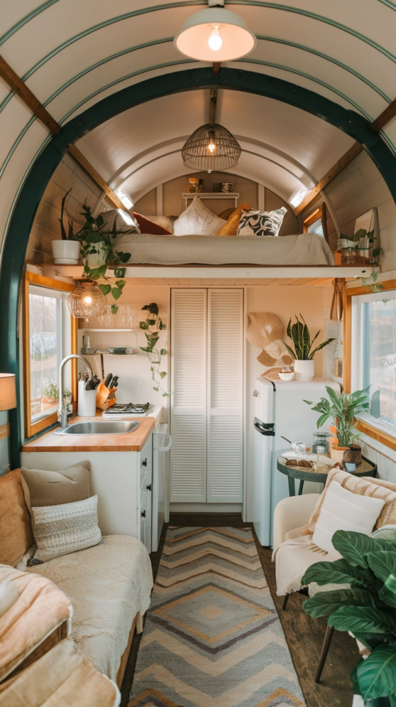Tiny house loft design