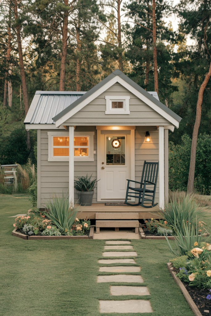 Murphy bed in tiny house