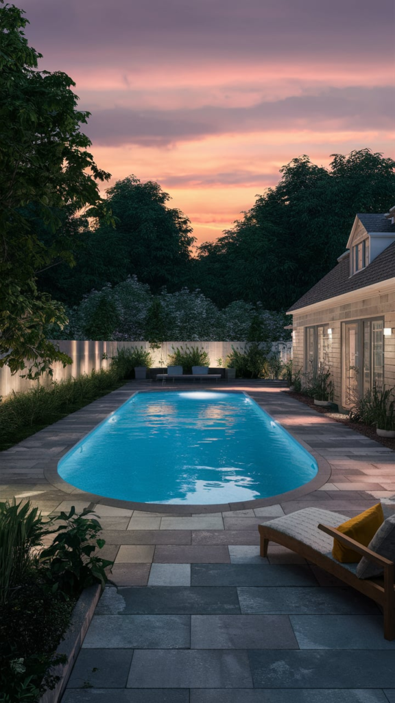 Lazy river pool feature