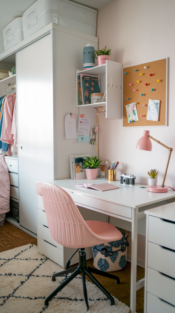 Minimalist nightstand setup