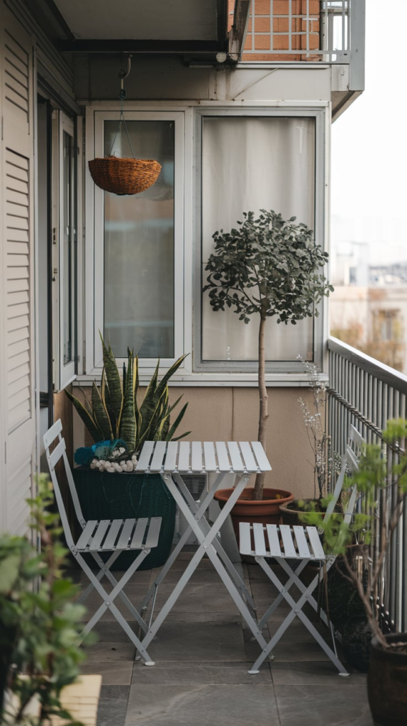 Railing planters with flowers