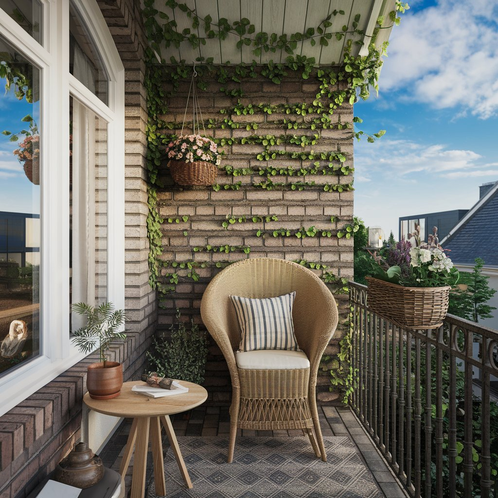 Hanging planter chair