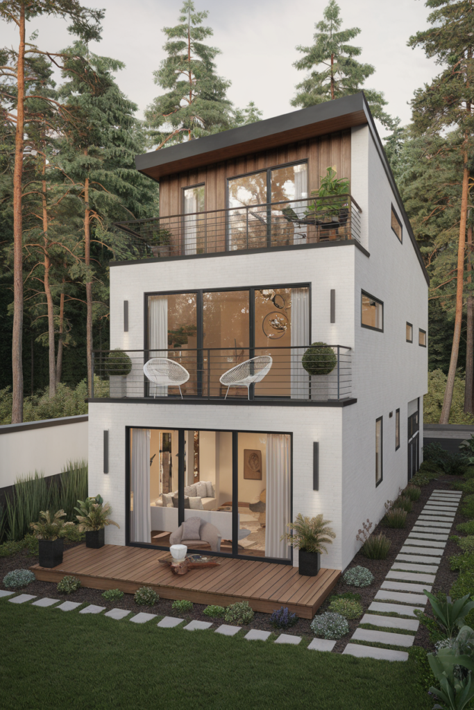 Open-Grid Balcony Railings