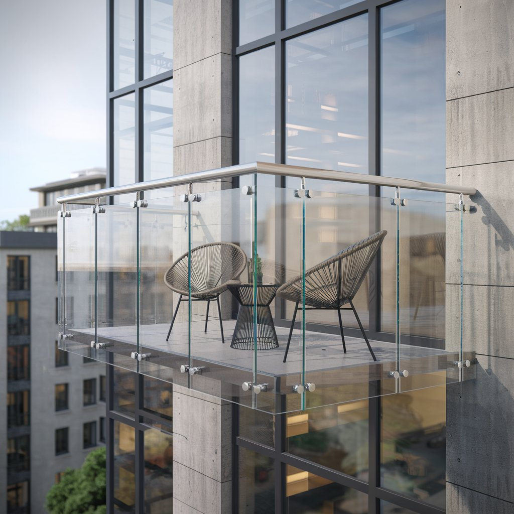 Floating Balcony Railings