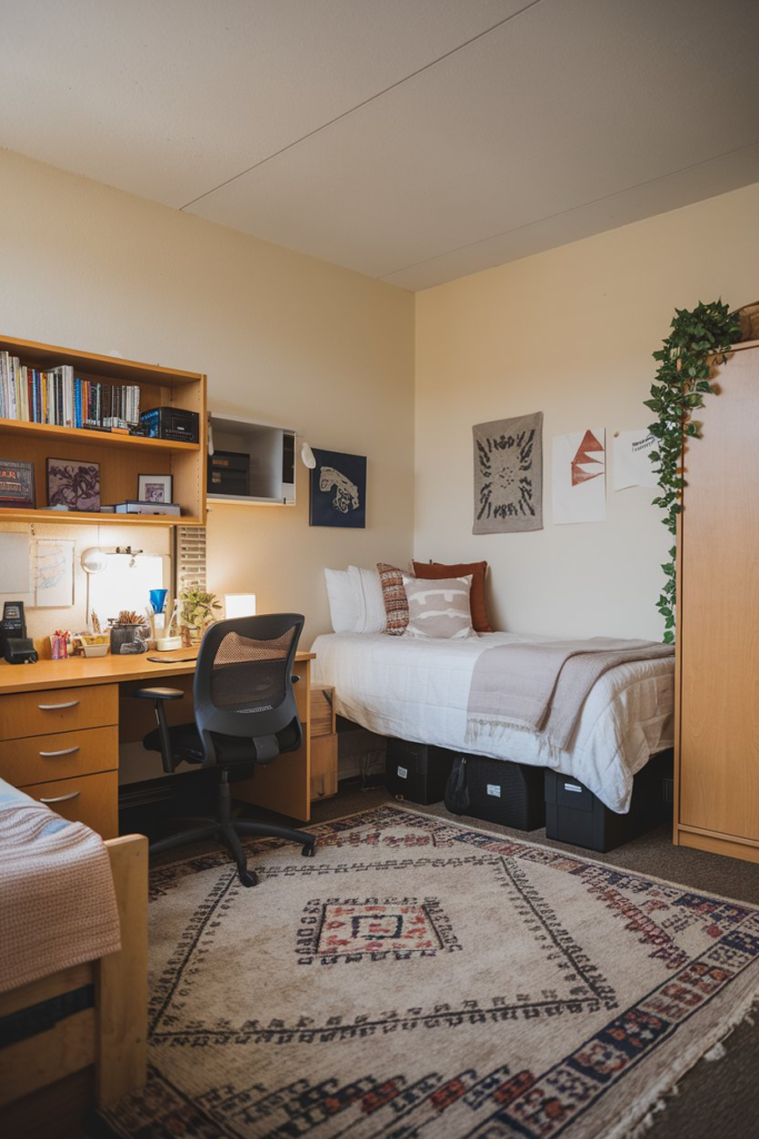 Indoor plants in dorm