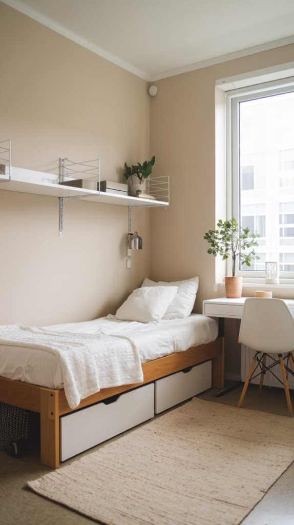 Folding Storage Ottoman